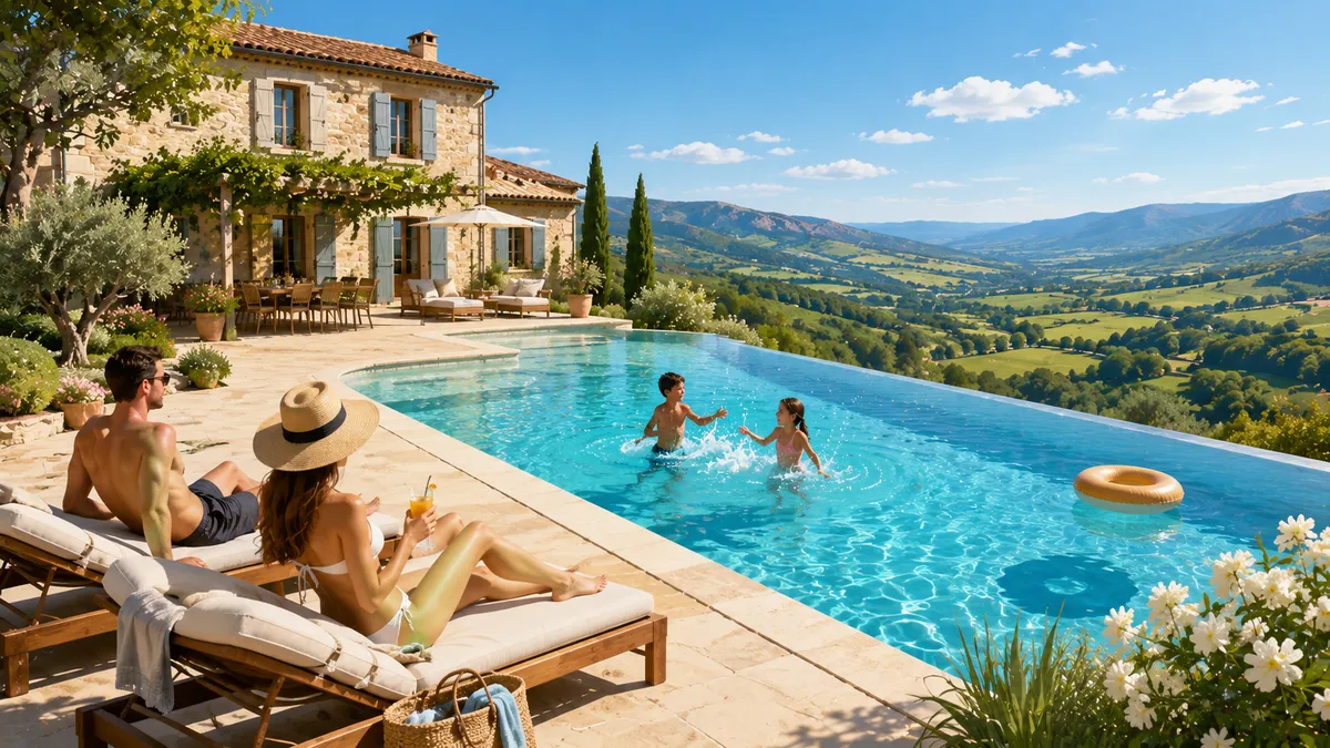 Les gîtes de groupe avec les plus belles piscines de France
