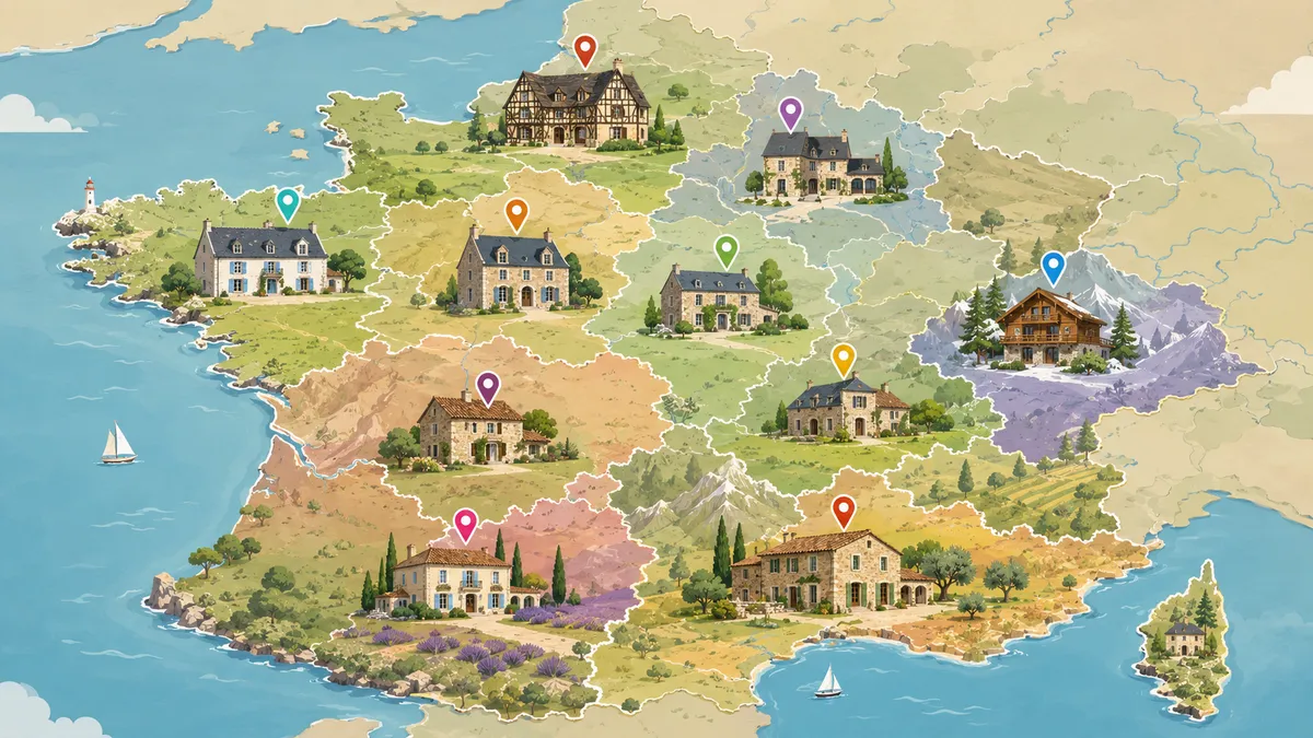 Les gîtes de groupe au meilleur rapport qualité-prix par région