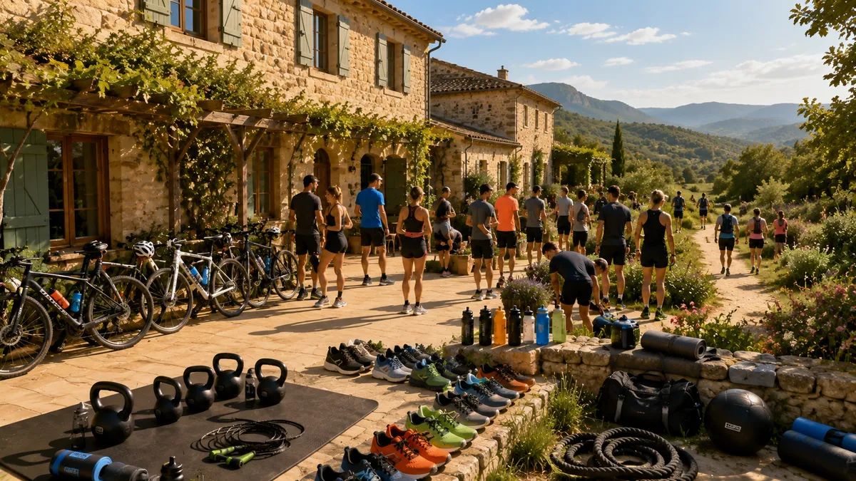 Organiser une retraite sportive (trail, vélo, CrossFit) en gîte de groupe