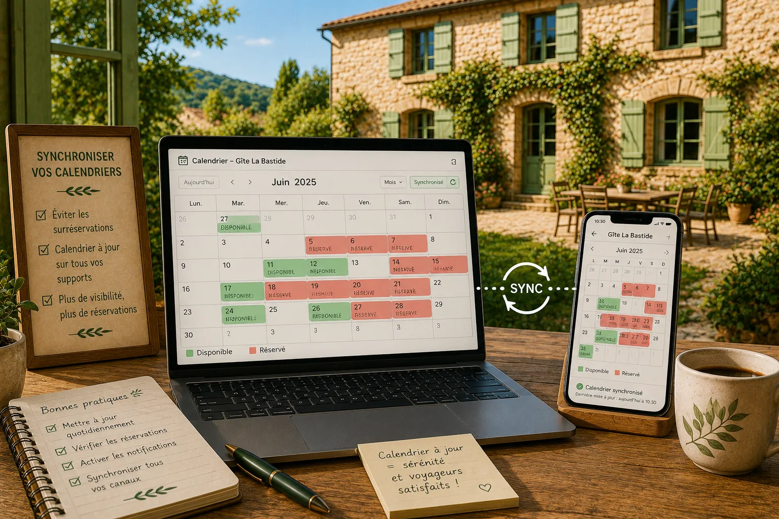 Synchronisation iCal : éviter le surbooking d'un gîte de groupe
