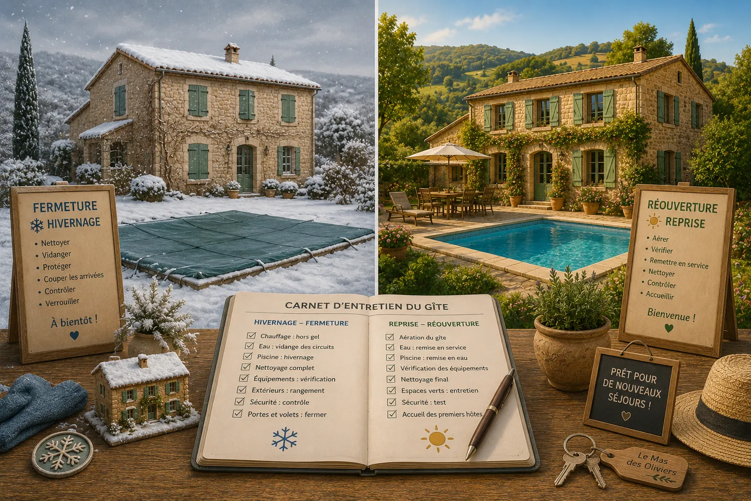 Fermer et rouvrir son gîte de groupe : hivernage et reprise