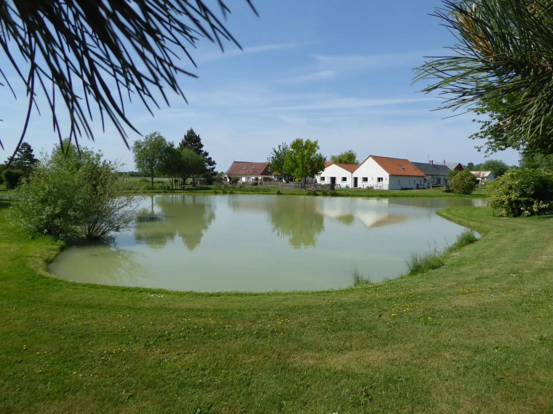 Plan d'eau sécurisé du domaine