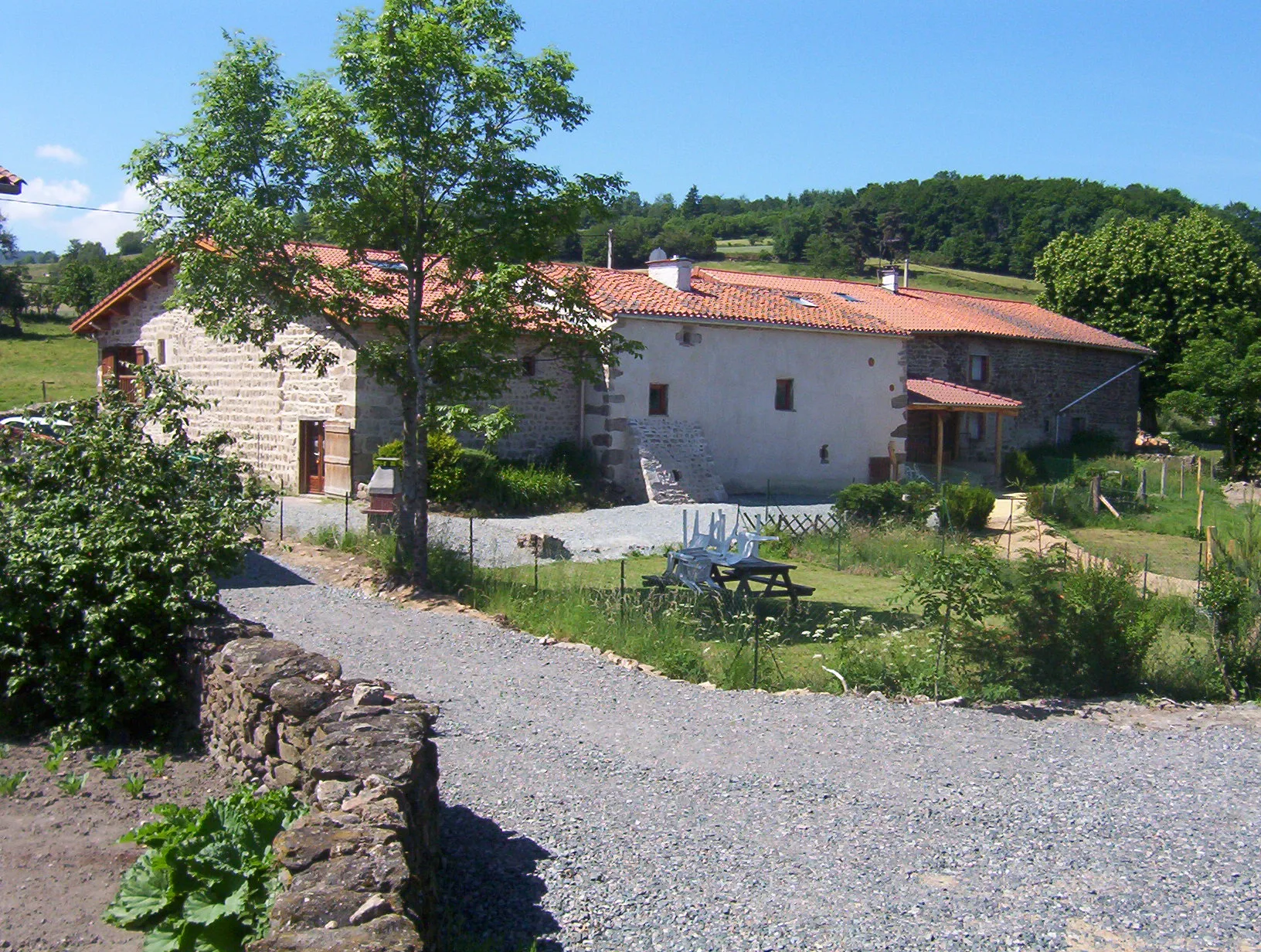 Gîte de groupe La Ferme de Grandris à Saint-Bonnet-le-Courreau — Photo 1 de La Ferme de Grandris à Saint-Bonnet-le-Courreau, capacité 34 personnes