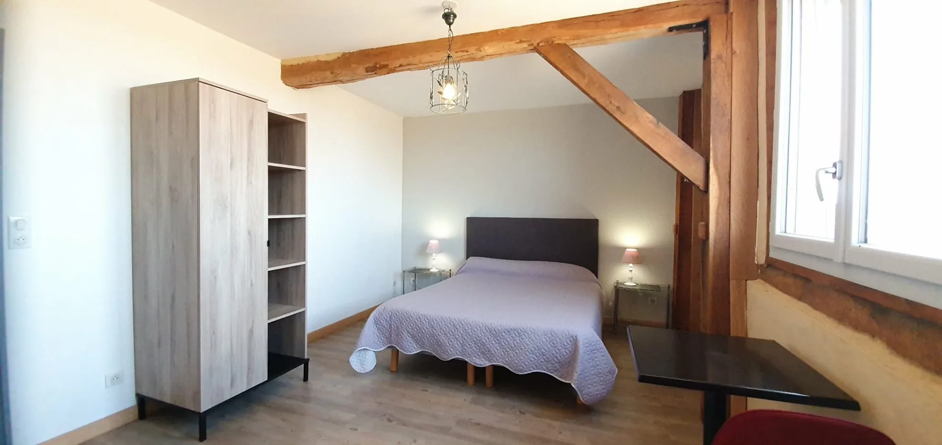 5ème chambre avec lit 160x200 avec salle d'eau + WC privés