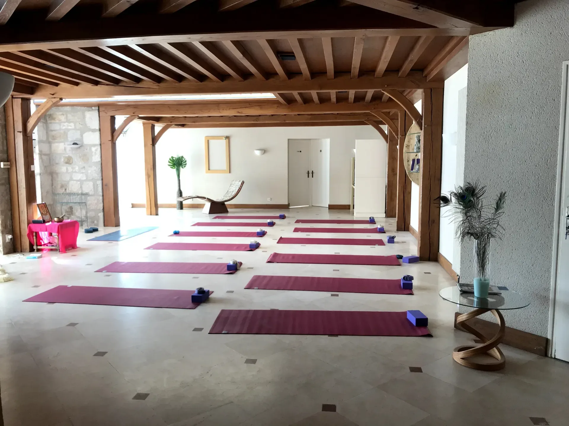 Ancienne Auberge des Brizards – Quarré-les-Tombes salle de yoga