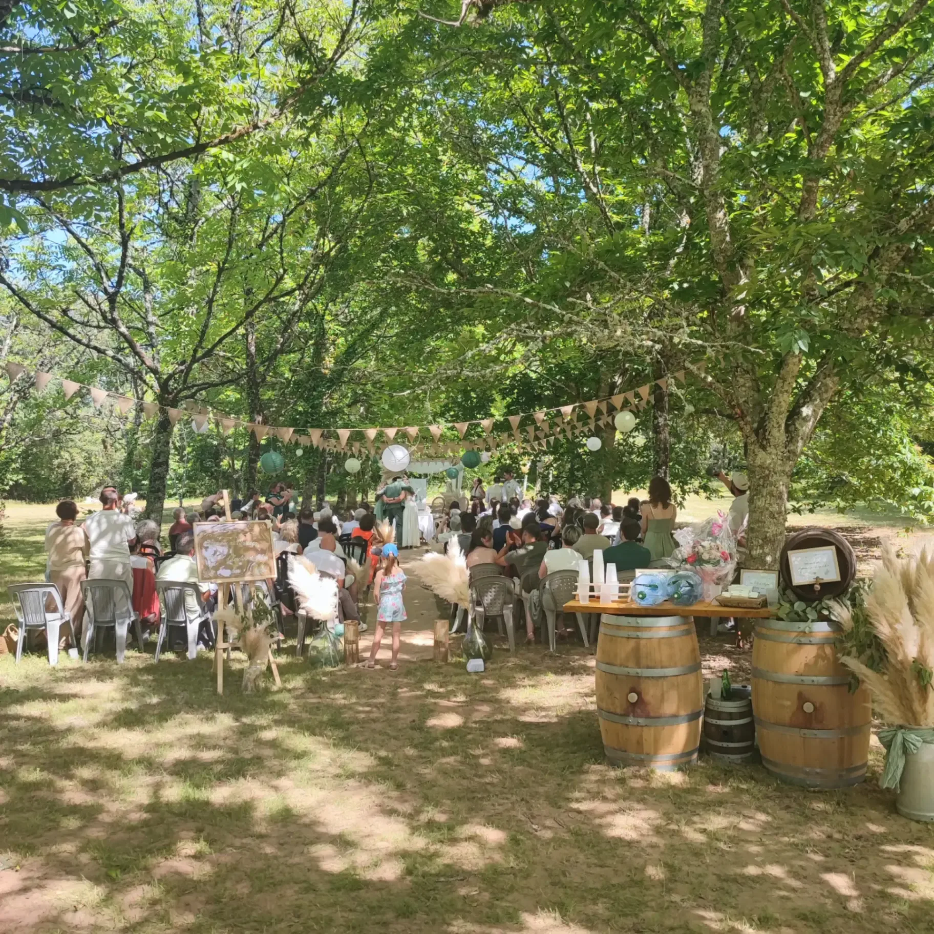 Au Creux des Arbres – Carsac-Aillac - cérémonie fete laique