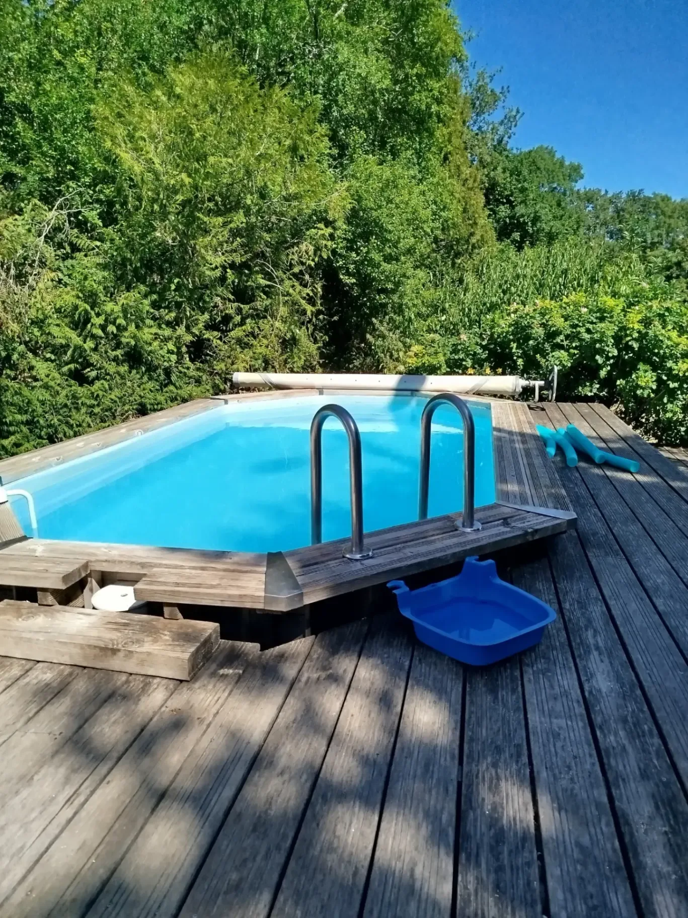 piscine d'agrément privatisée pour le groupe