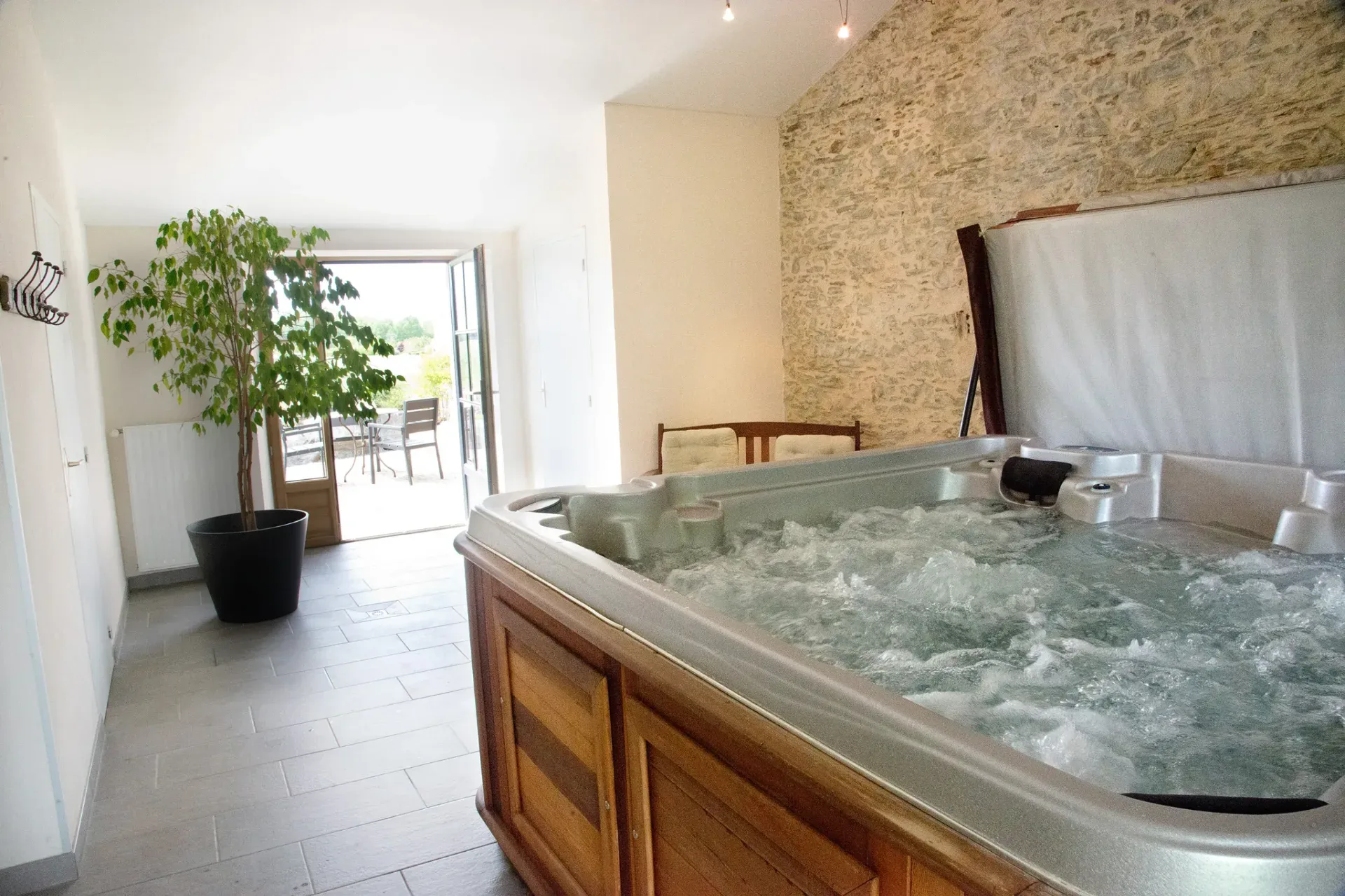 Gîte Alexandrin La Bréjolière – Saint-Maurice-des-Noues - Spa intérieur chauffé