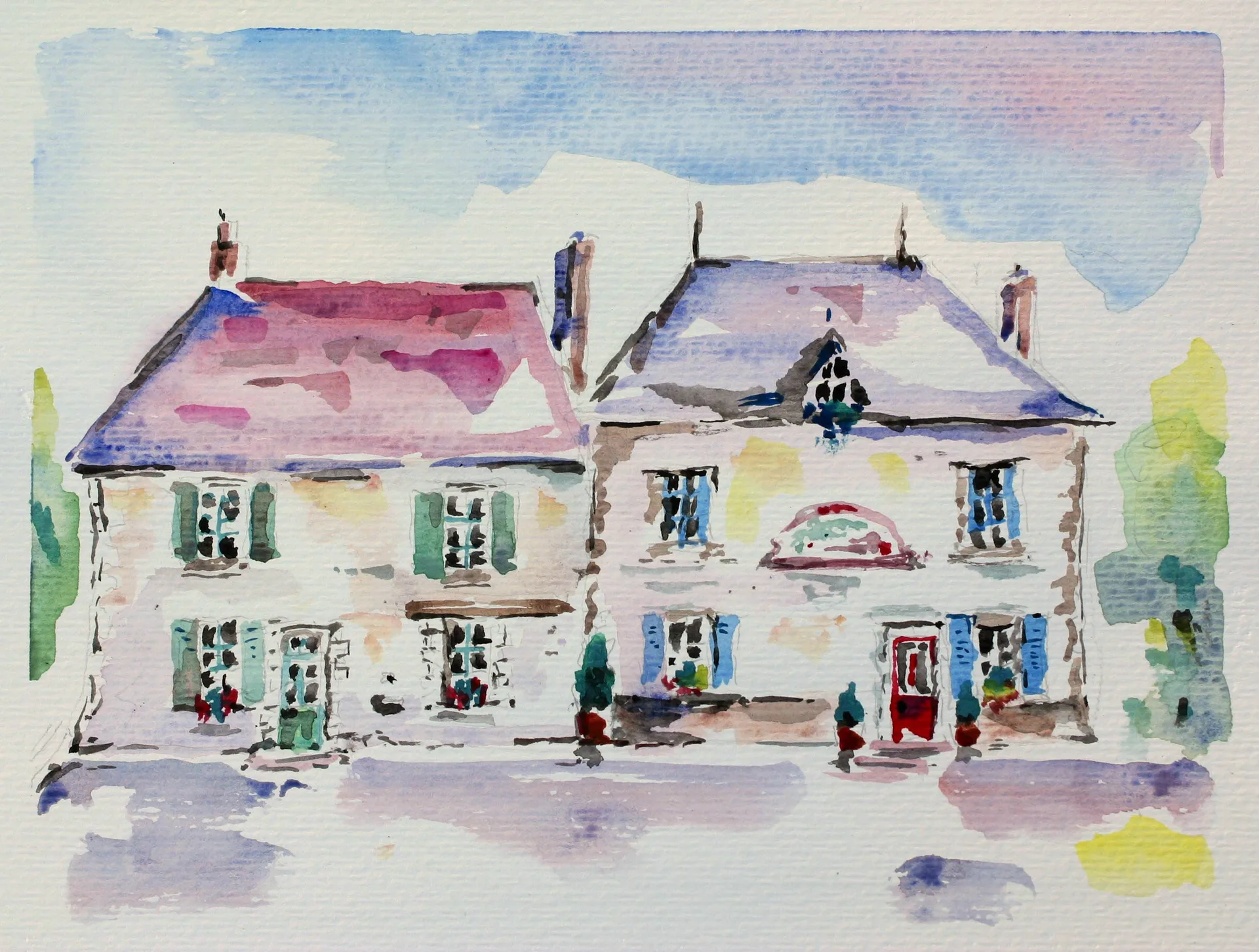 Gîte de groupe Le Comptoir et l'Aquarelle à Paulmy — Photo 1 de Le Comptoir et l'Aquarelle à Paulmy, capacité 20 personnes