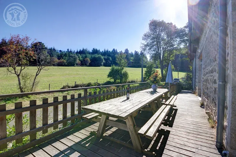 la terrasse le matin