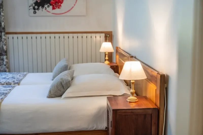 Cahmbre du Gîte Le Tilleul Bleu à Wildersbach, chalet contemporain bois dans les Vosges