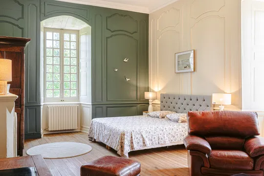 Chambre verte dans l'Abbaye