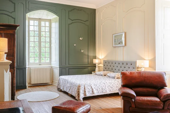 Chambre verte dans l'Abbaye