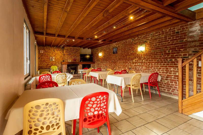 Salle à manger commune du gîte Aux Retrouvailles
