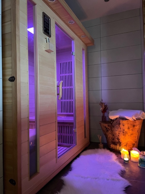 sauna privatif à l'intérieur de la maison
