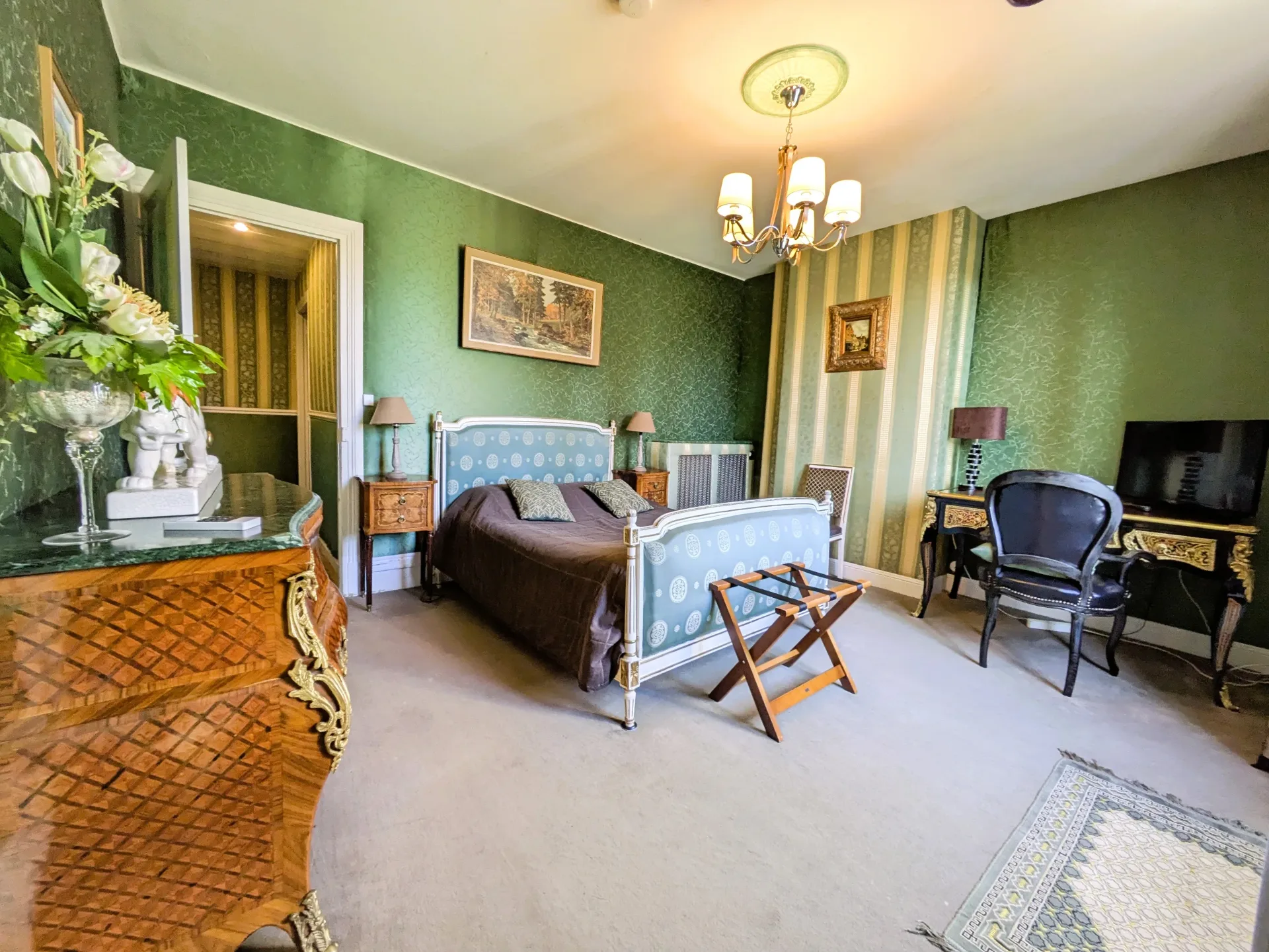 Château de Quesmy – chambre Emeraude