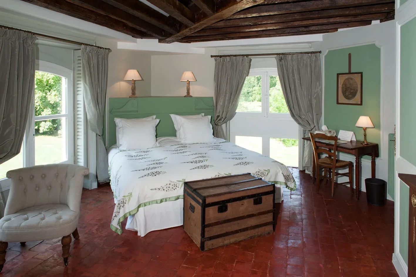 Chambre Cantecolombe - Château du Bois de la Lune – Angerville-la-Campagne