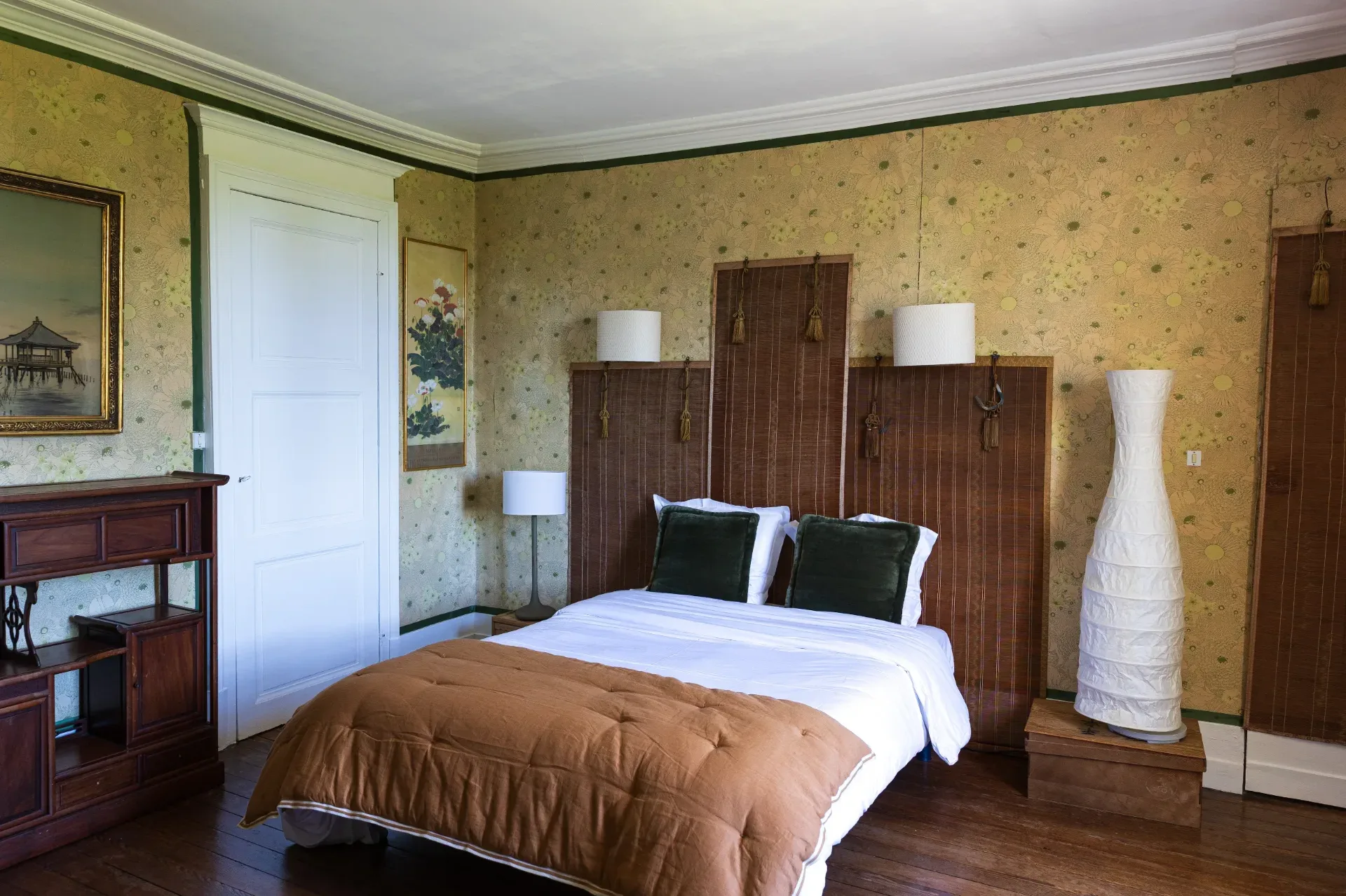 Chambre japonaise - Château du Bois de la Lune – Angerville-la-Campagne