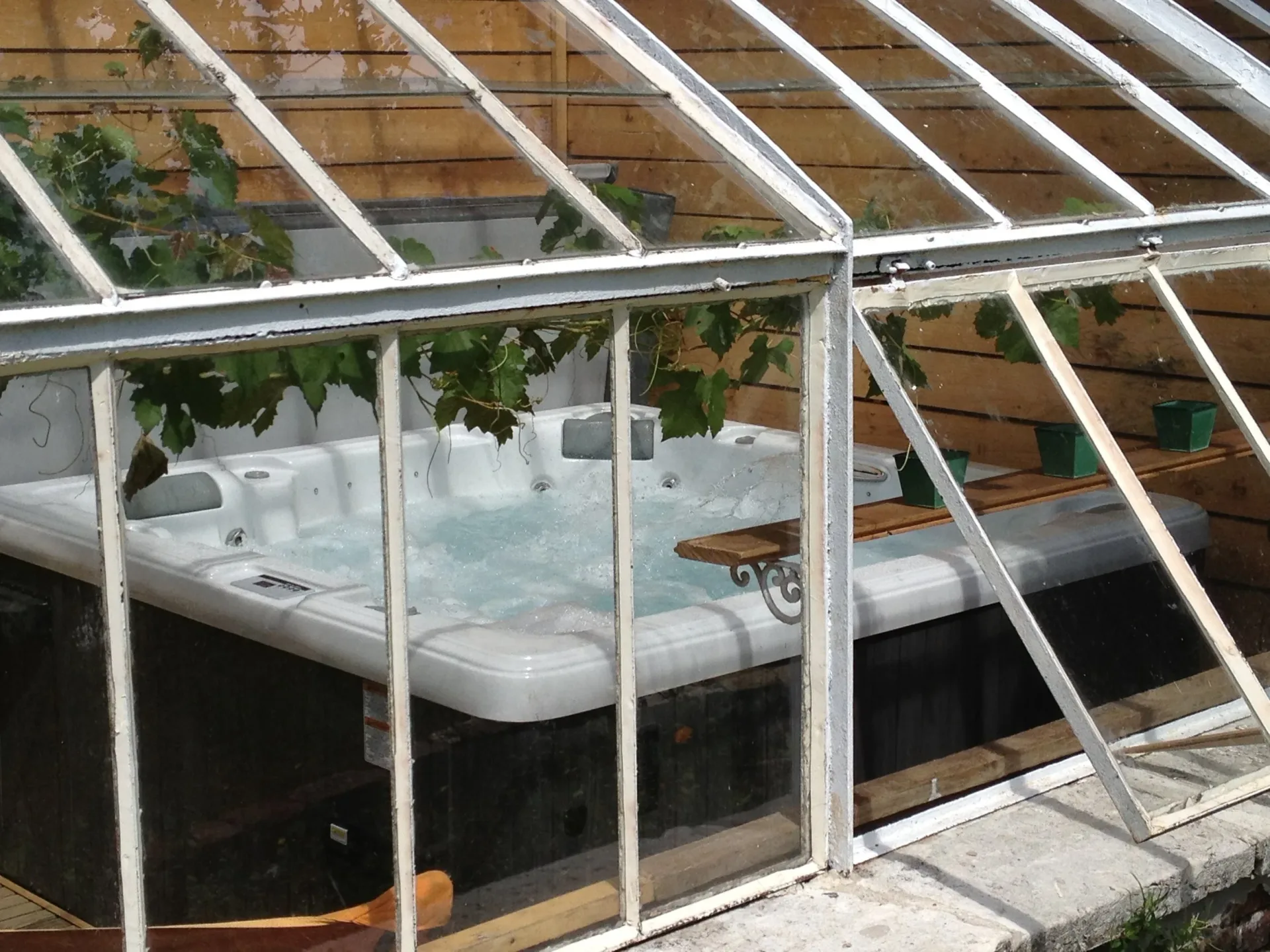 le Jacuzzi dans la serre - Château du Bois de la Lune à Angerville-la-Campagne